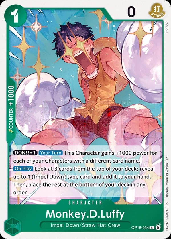 Monkey.D.Luffy · OP16-034