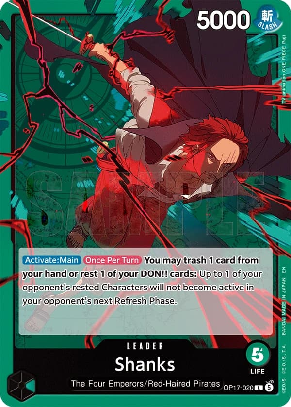 Deck Shank OP17 verde (mas variantes)