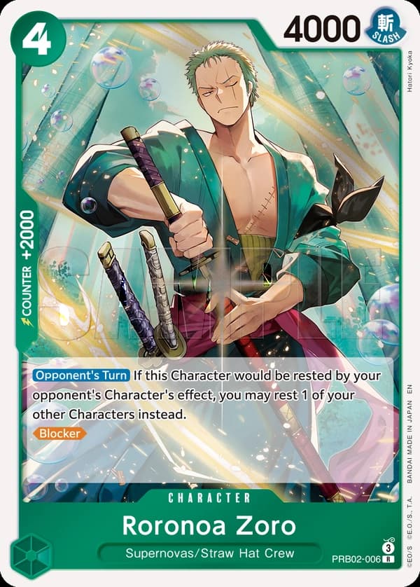 Roronoa Zoro · PRB02-006 Full Art